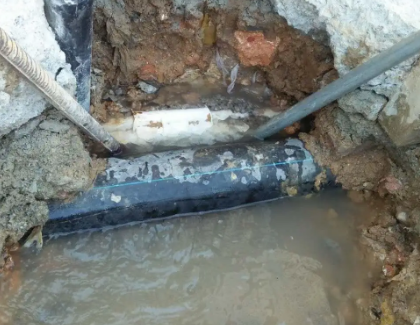 博白测漏水之水管漏水